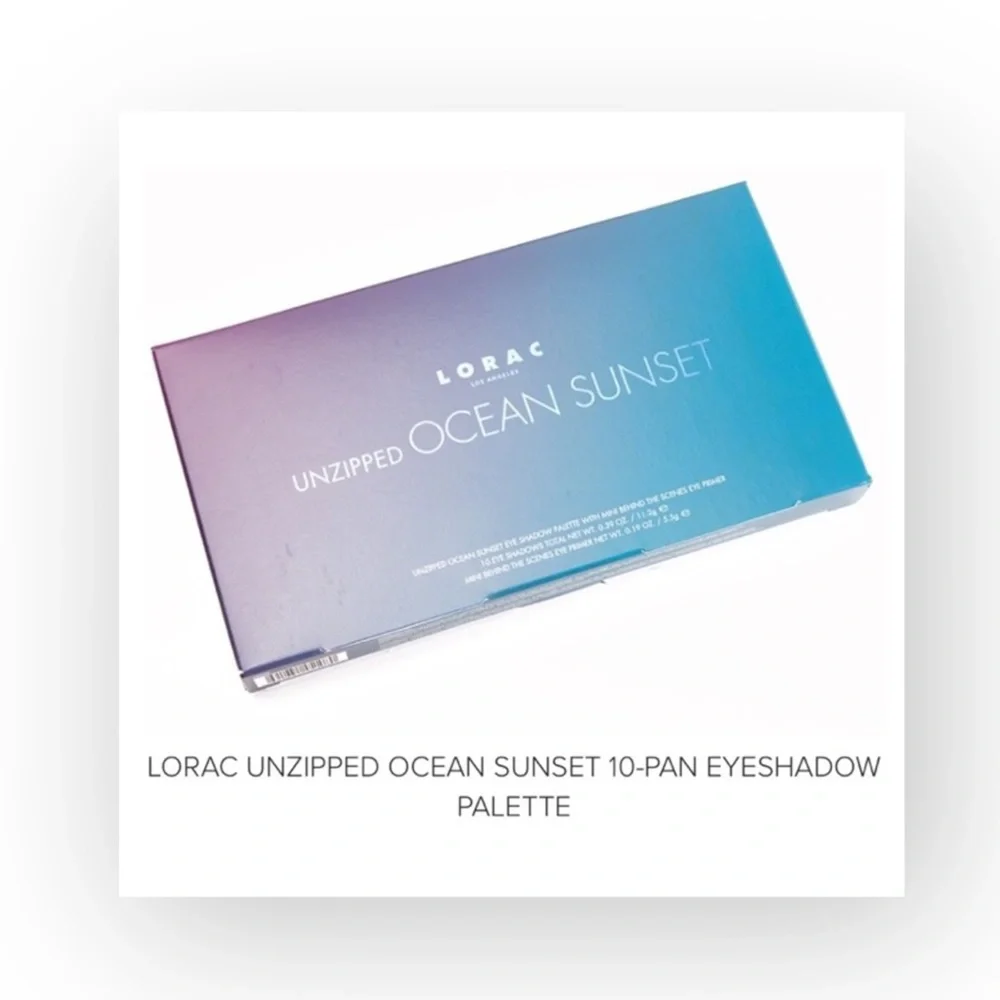 new Lorac ☀︎︎ Mermaid Ocean Sunset Palette ☀︎ 10 Gorgeous Eyeshadow Colors ☀︎